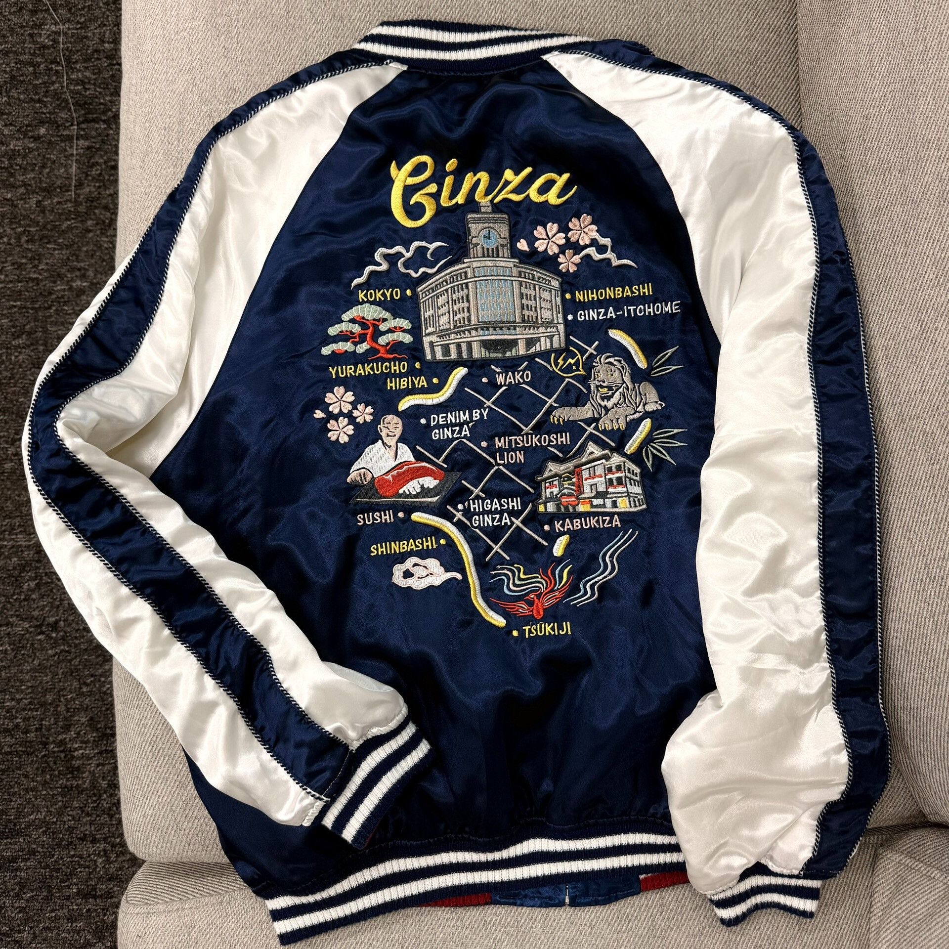 Vanquish Vanquish Fragment Denim Souvenir Jacket Size US L / EU 52-54 / 3 - 5 Thumbnail