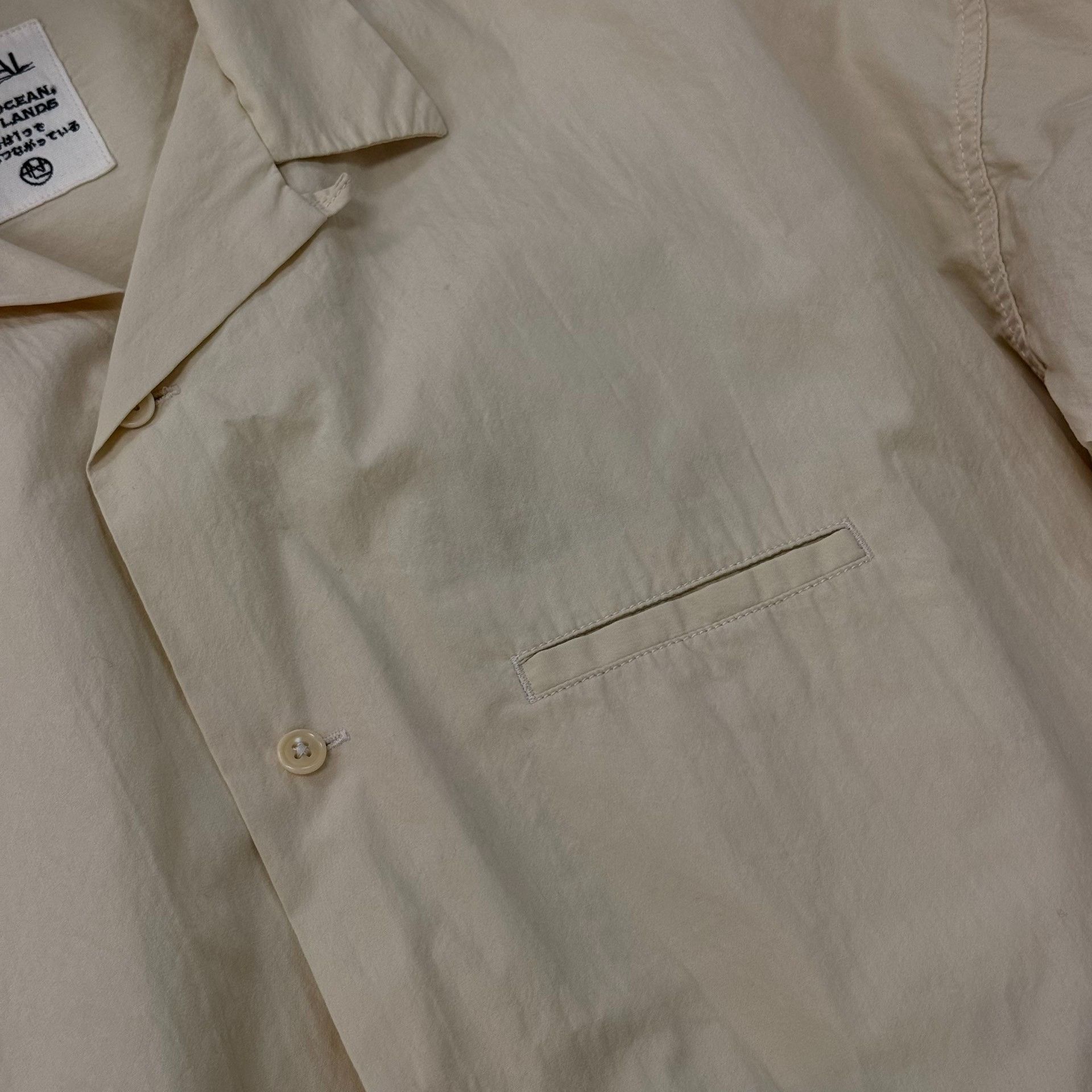 Nanamica nanamica 22SS Open Collar Wind Shirt Size US M / EU 48-50 / 2 - 4 Thumbnail