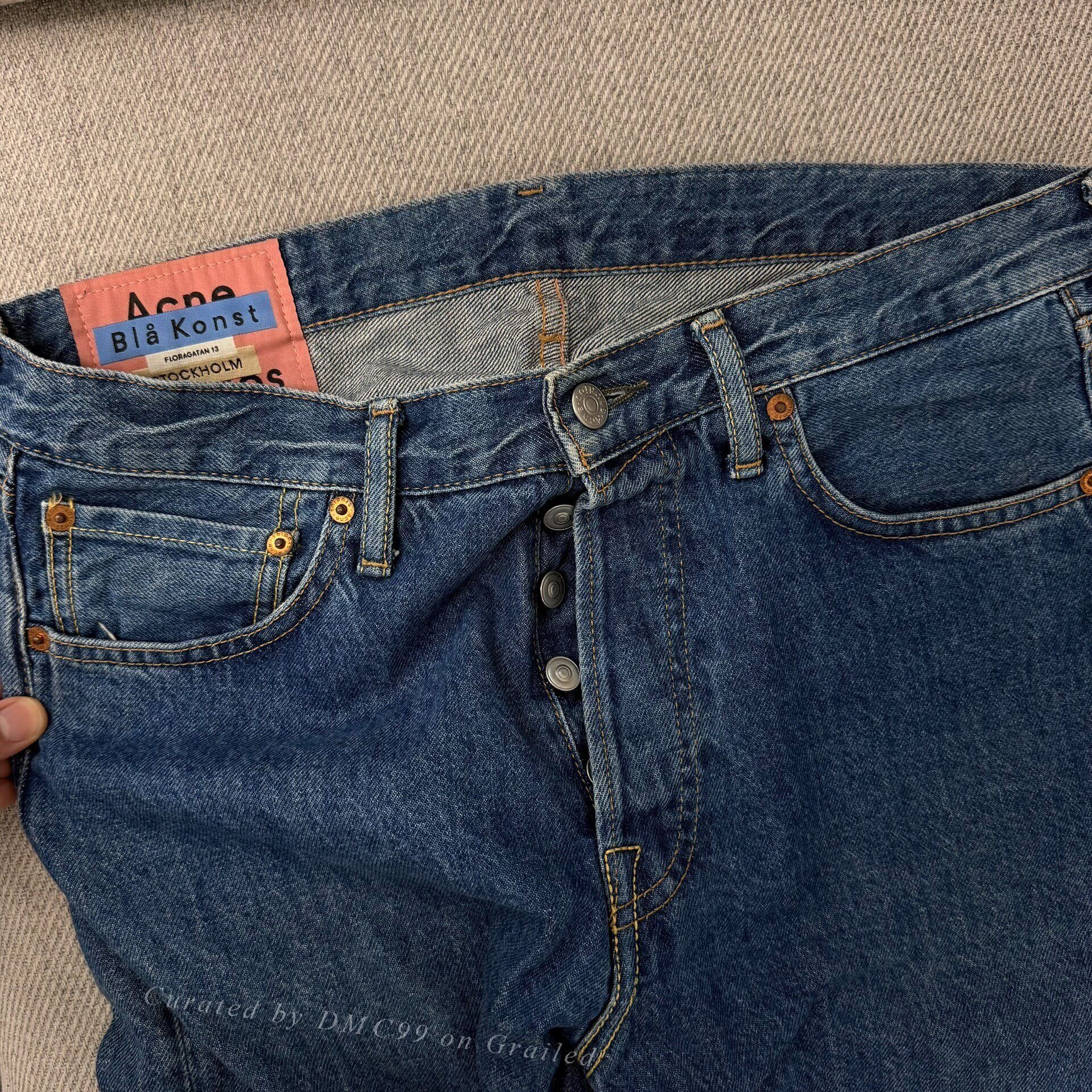 Acne Studios Acne Studios 1996 Trash Dark Blue Jeans Size US 31 - 2 Thumbnail