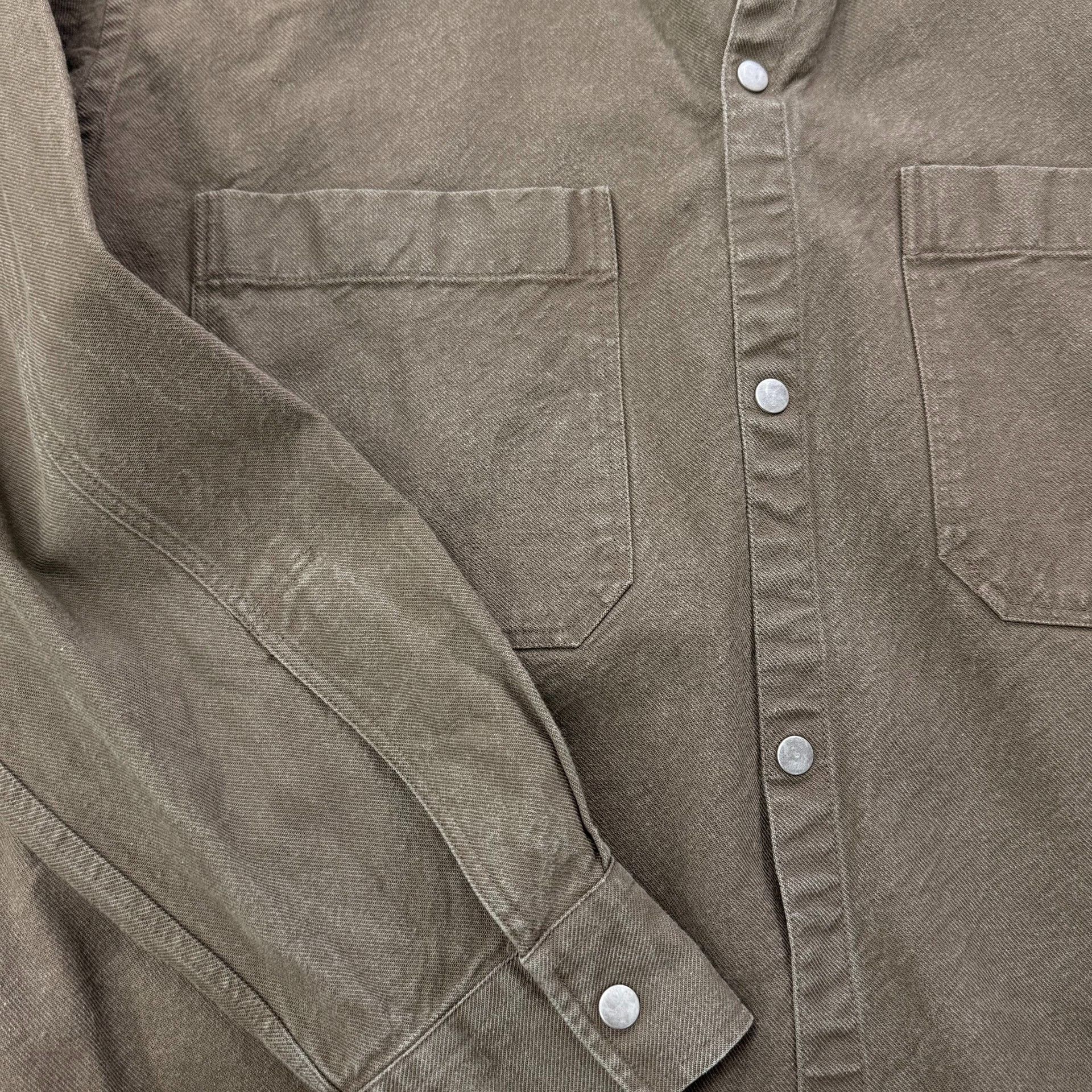 Margaret Howell MHL Margaret Howell Faded Cotton Twill Shirt Size US L / EU 52-54 / 3 - 3 Thumbnail