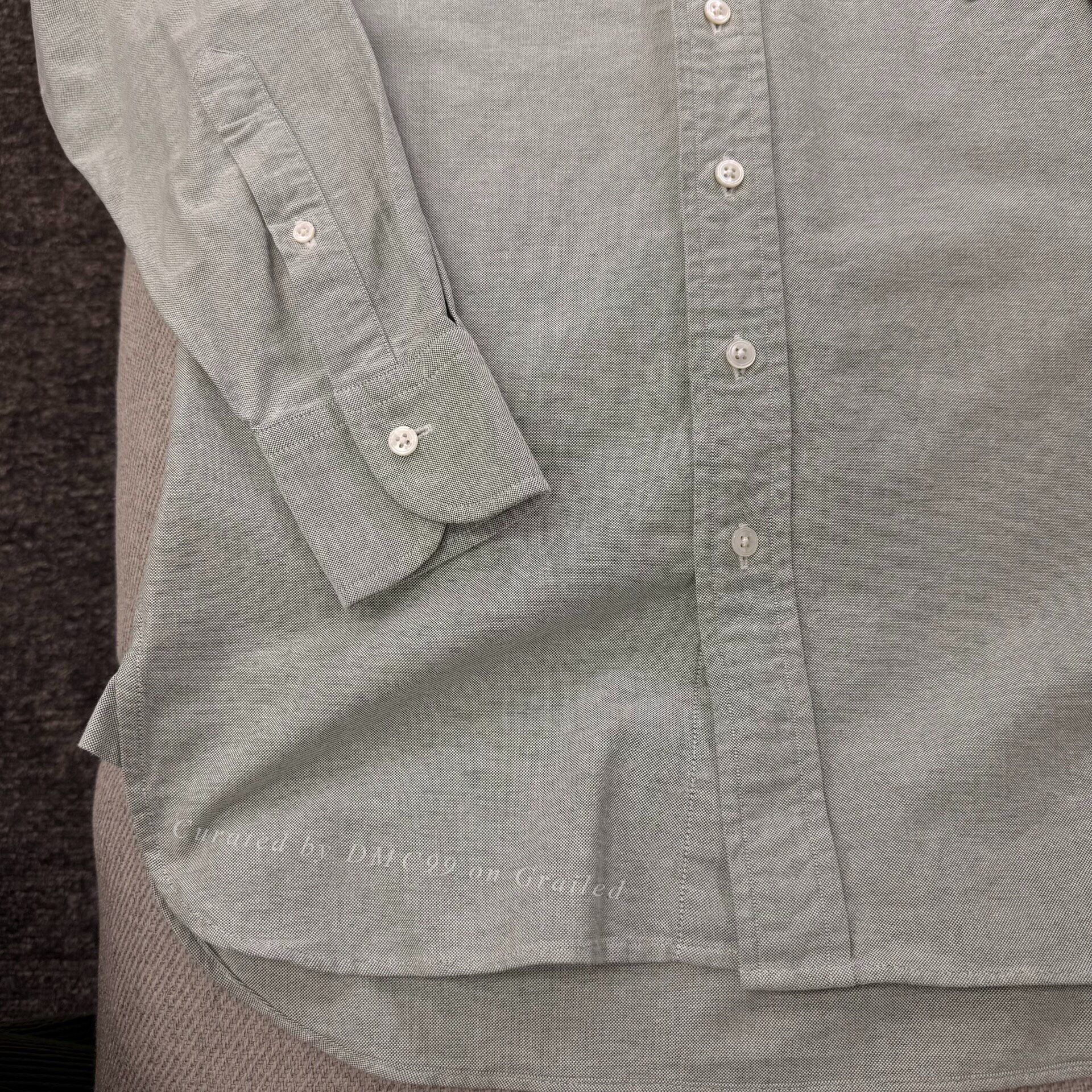 Drake's Drake's Green Oxford Button-Down Shirt Size US M / EU 48-50 / 2 - 4 Thumbnail