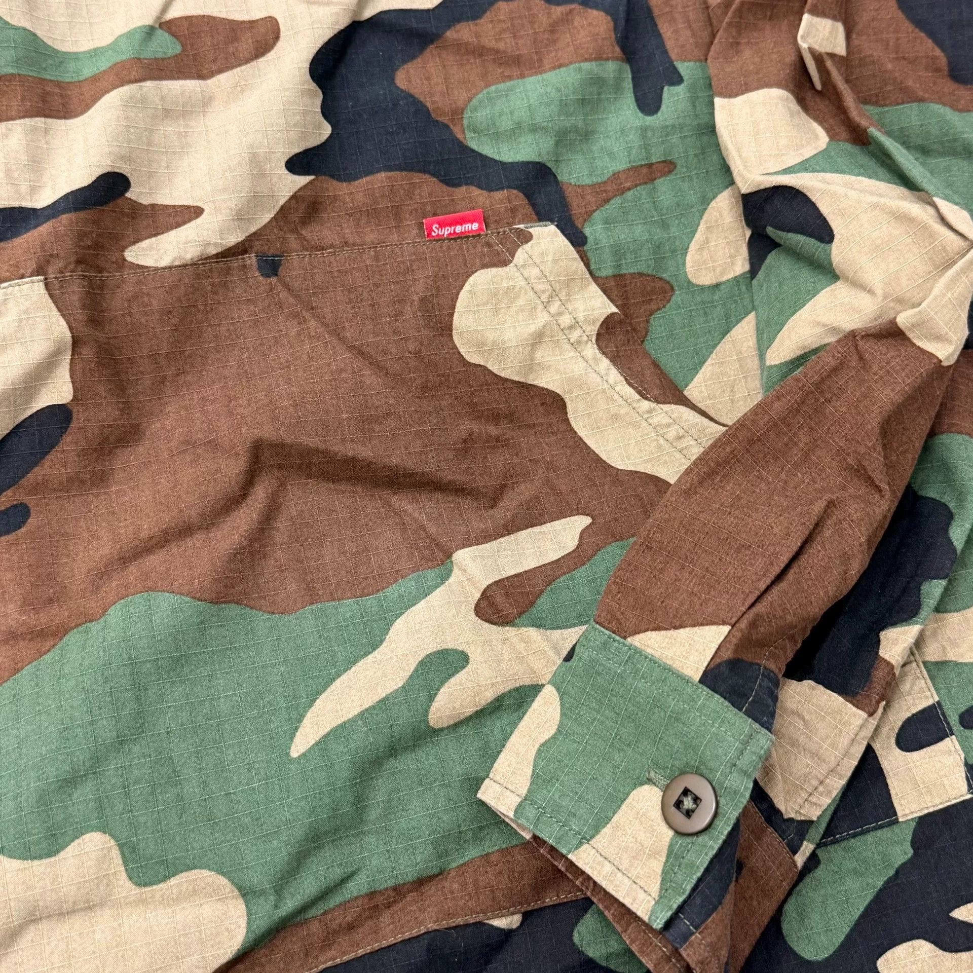 Supreme Supreme 16SS Ripstop Hooded Camo Pullover Size US M / EU 48-50 / 2 - 3 Thumbnail