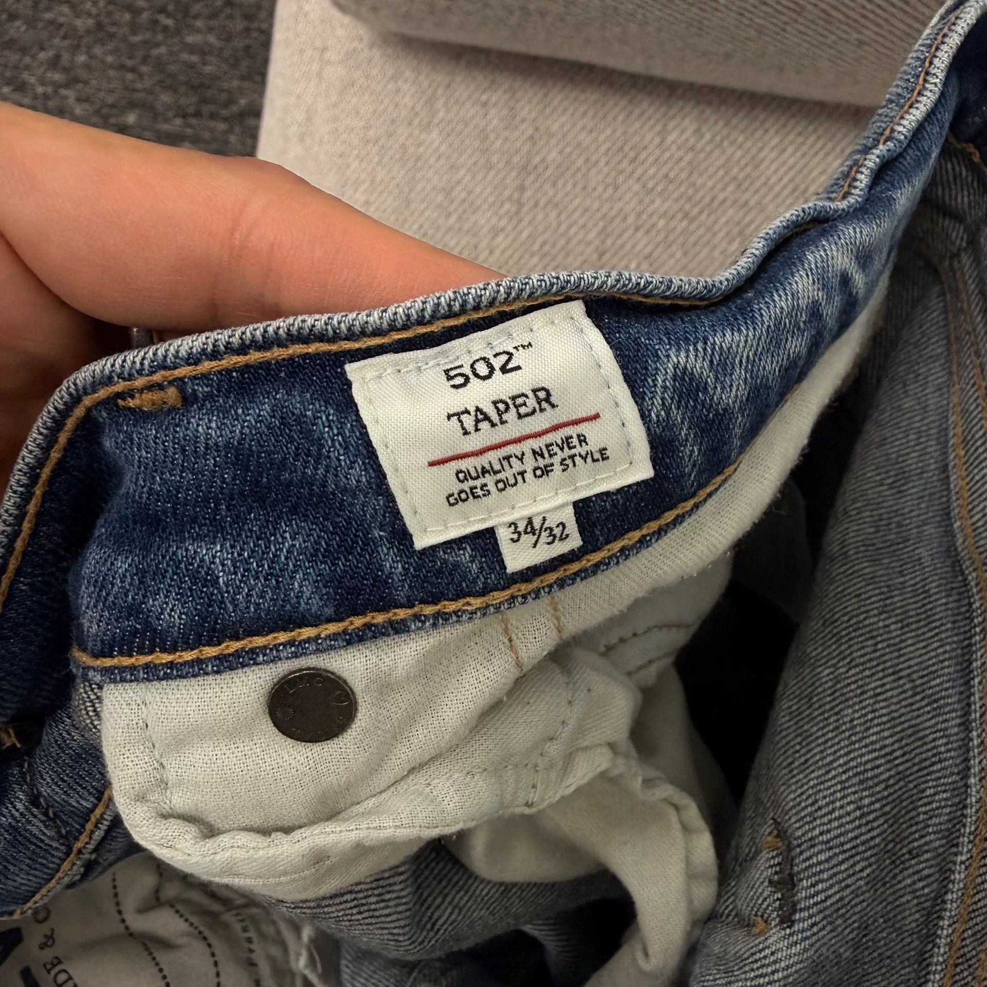 Levi's Levi's 502 Taper Jeans Made in Japan Size US 34 / EU 50 - 4 Thumbnail