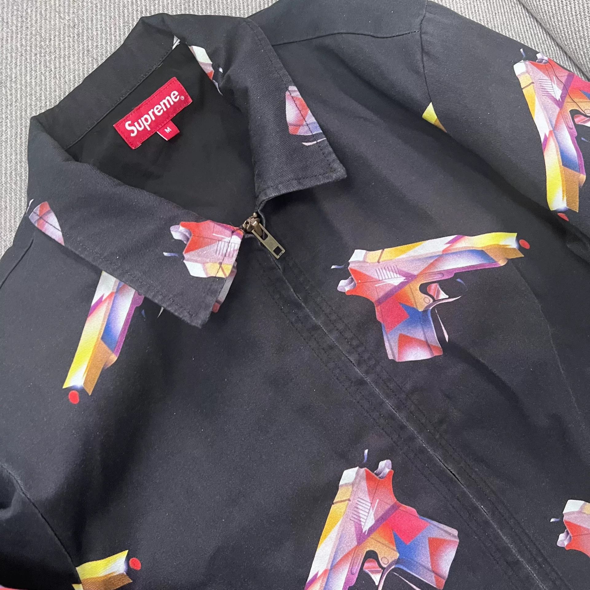 Supreme Supreme SS16 Guns Print Zip Jacket Size US M / EU 48-50 / 2 - 2 Thumbnail