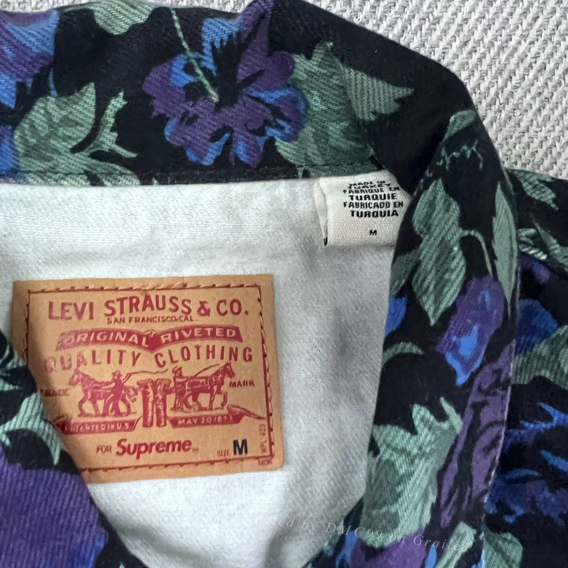Levi's Supreme x Levis Roses Trucker Jacket SS16 Size US M / EU 48-50 / 2 - 4 Thumbnail