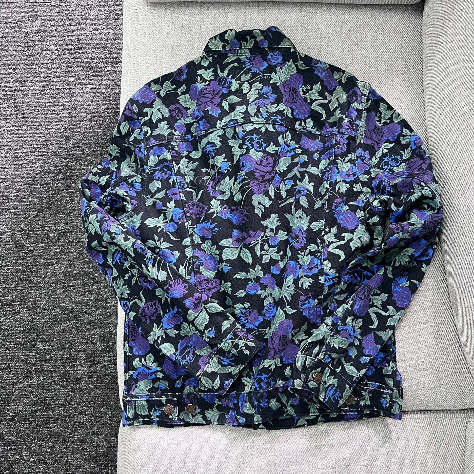 Levi's Supreme x Levis Roses Trucker Jacket SS16 Size US M / EU 48-50 / 2 - 7 Thumbnail