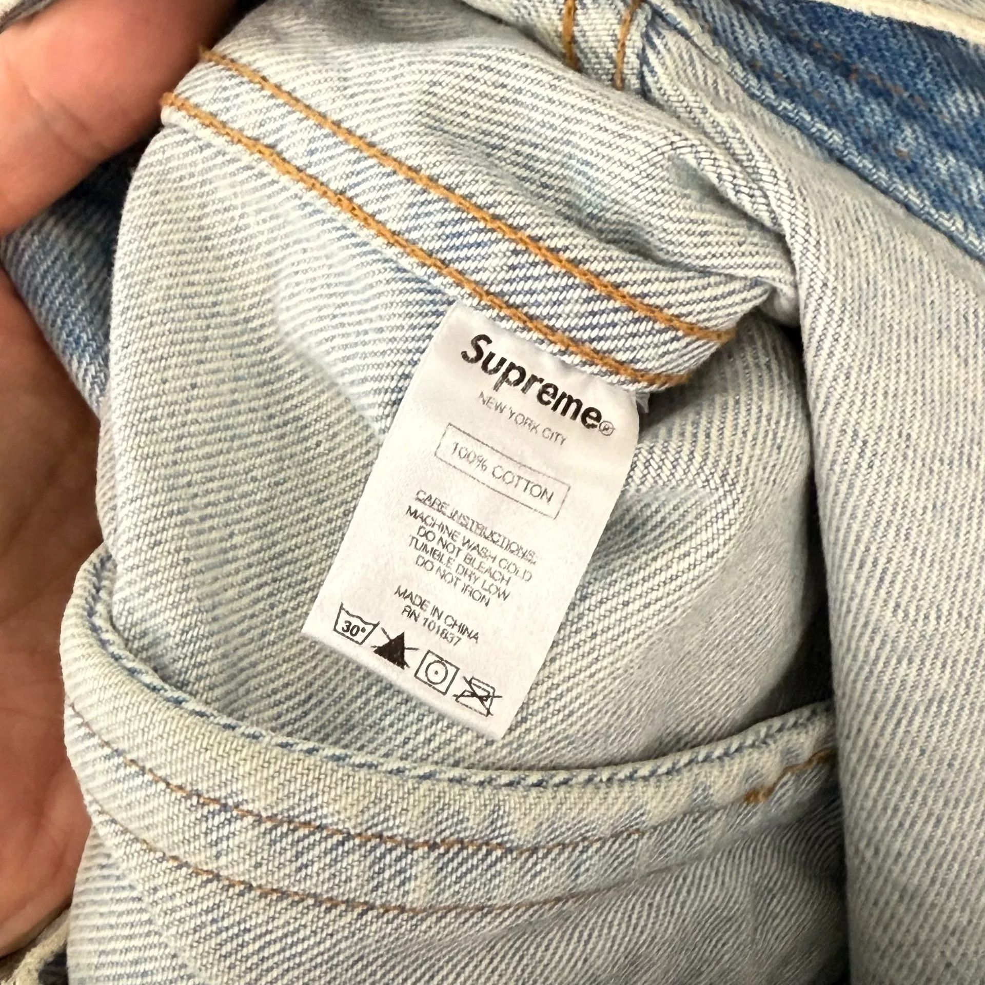 Supreme Supreme 16SS Denim Trucker Jacket Size US M / EU 48-50 / 2 - 3 Thumbnail
