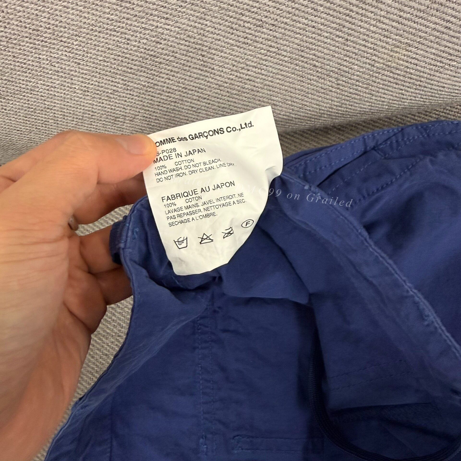 Fumito Ganryu Fumito Ganryu CDG Indigo Dyed Pants Size US 32 / EU 48 - 3 Thumbnail