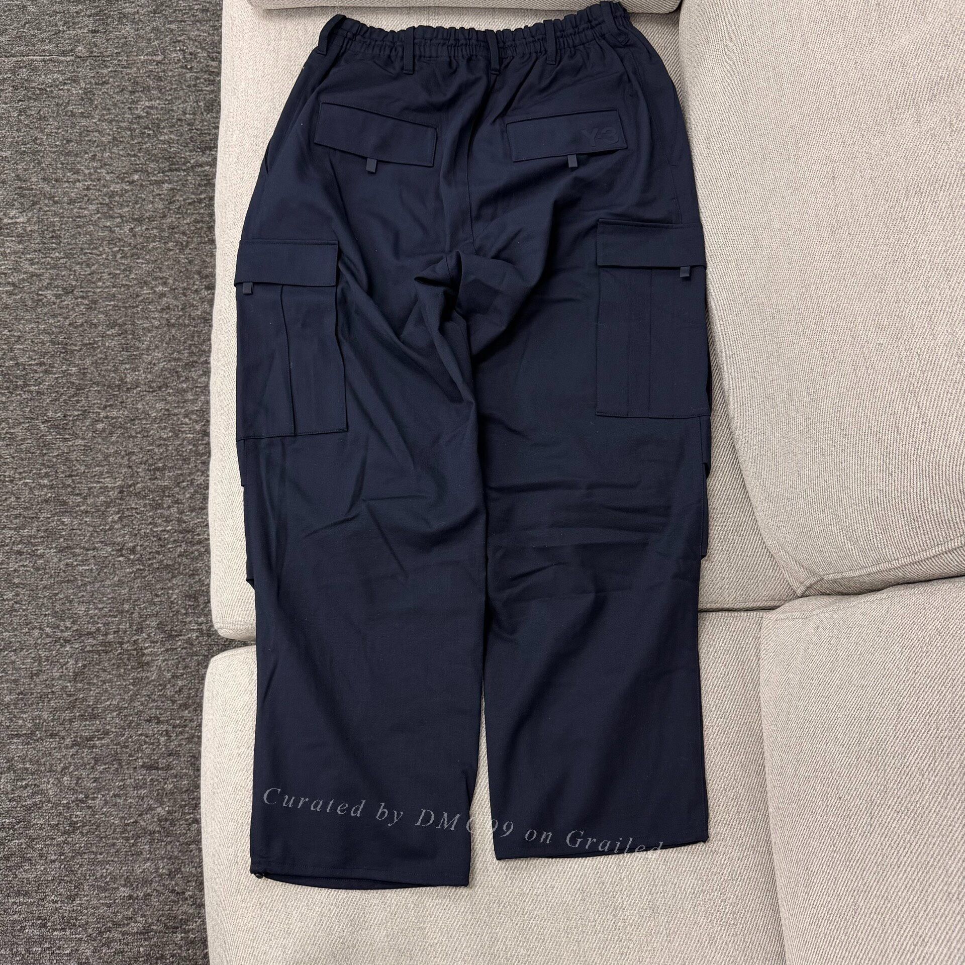 Yohji Yamamoto Y-3 Wool Blend Cargo Pants Size US 30 / EU 46 - 3 Thumbnail