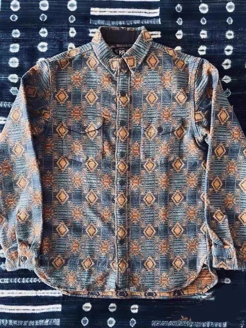 RRL Ralph Lauren RRL Ralph Lauren Southwest Jacquard Shirt Size US XS / EU 42 / 0 - 3 Thumbnail
