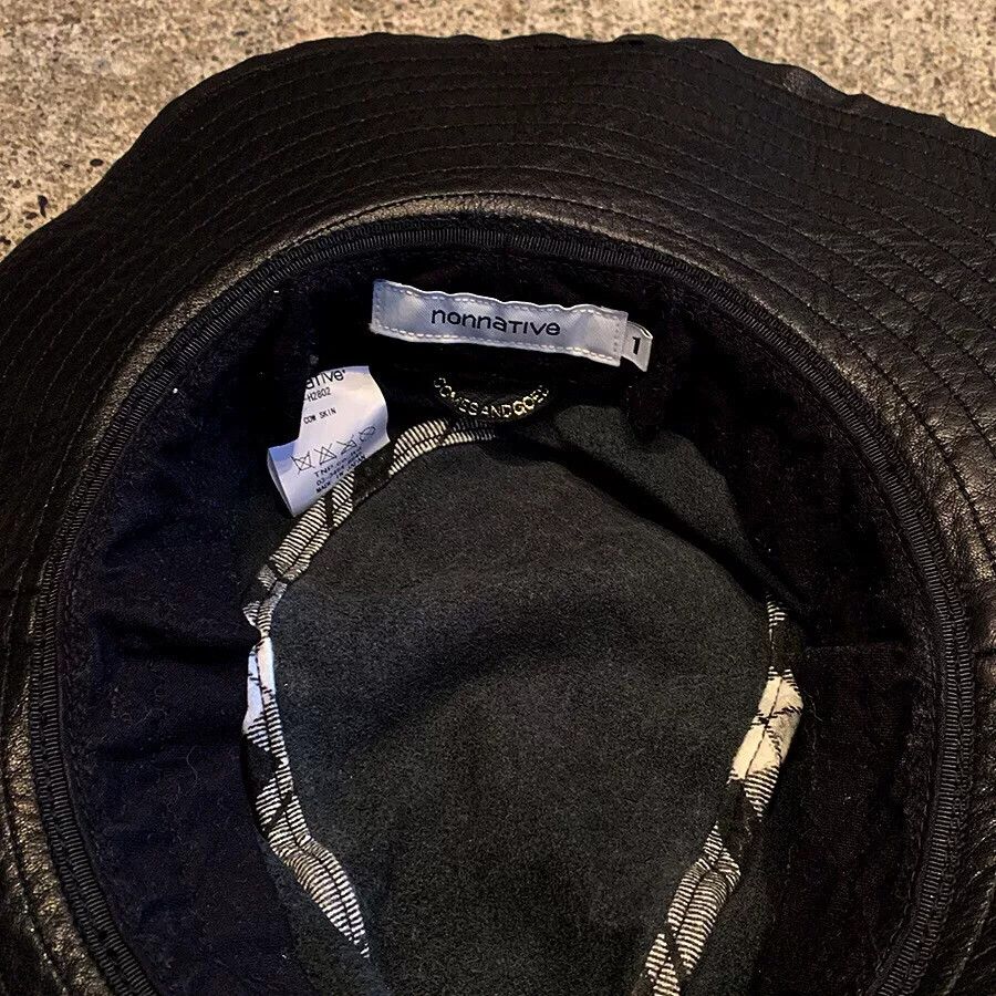 Nonnative nonnative Cowskin Leather Bucket Hat Size ONE SIZE - 2 Thumbnail