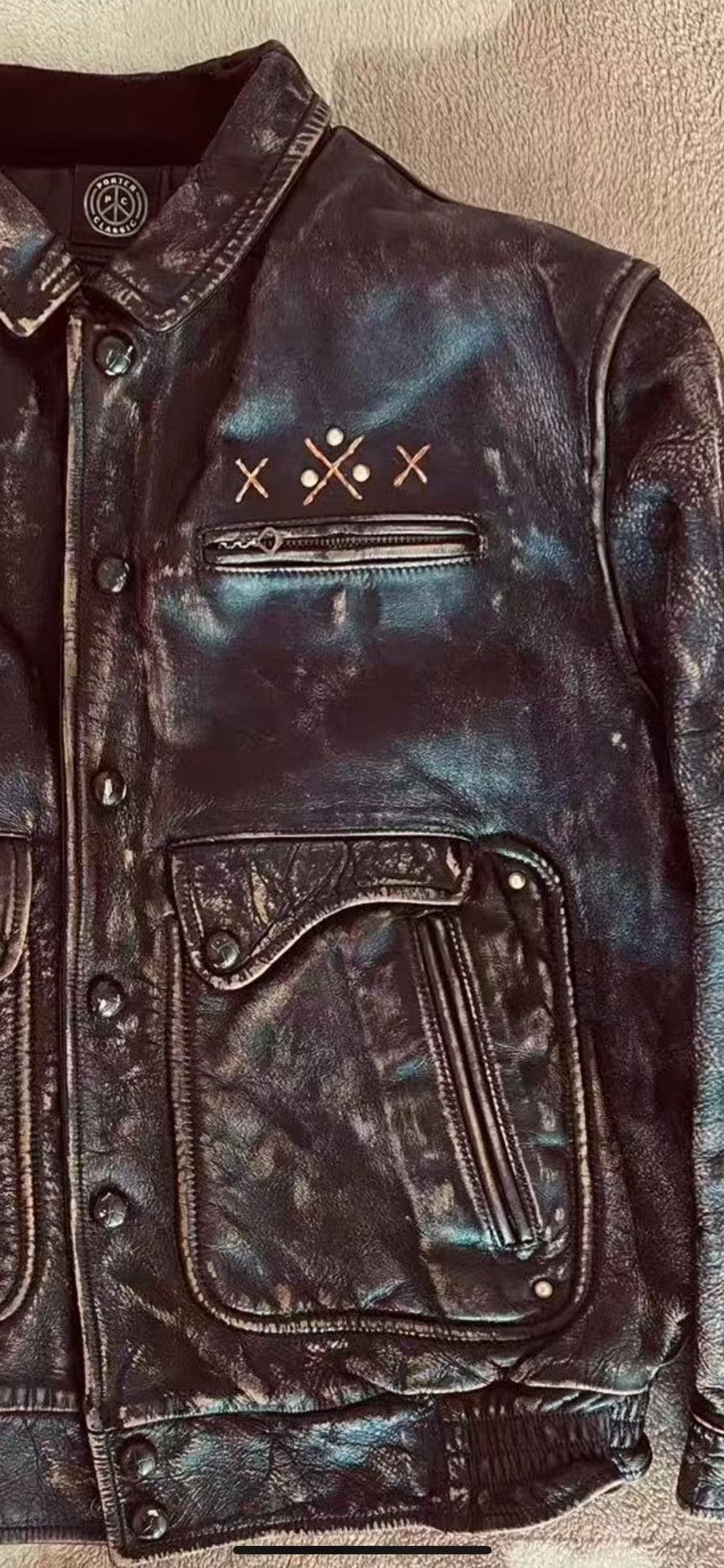 Porter Classic Porter Classic A-2 Leather Jacket Size US M / EU 48-50 / 2 - 2 Thumbnail