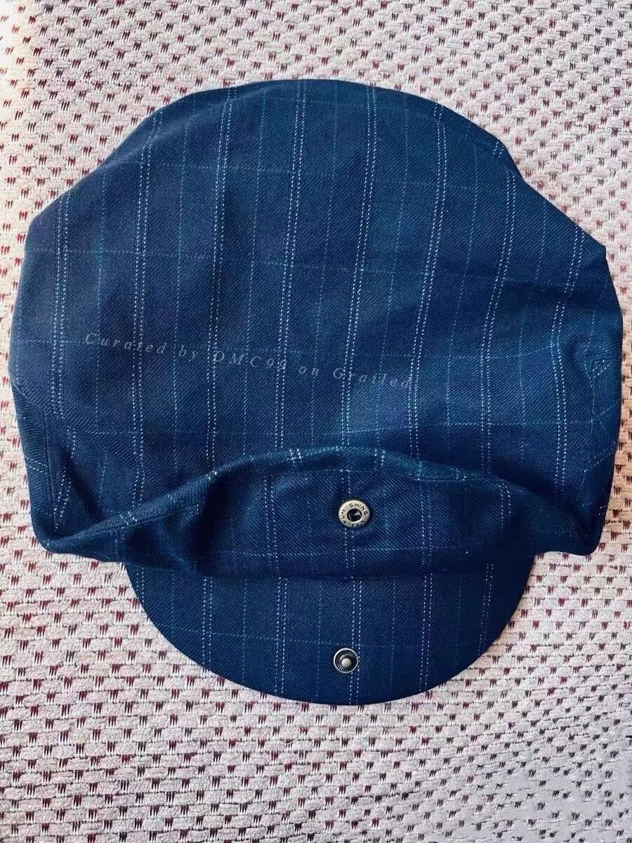 RRL Ralph Lauren RRL Blue Plaid Newsboy Cap Size ONE SIZE - 4 Thumbnail
