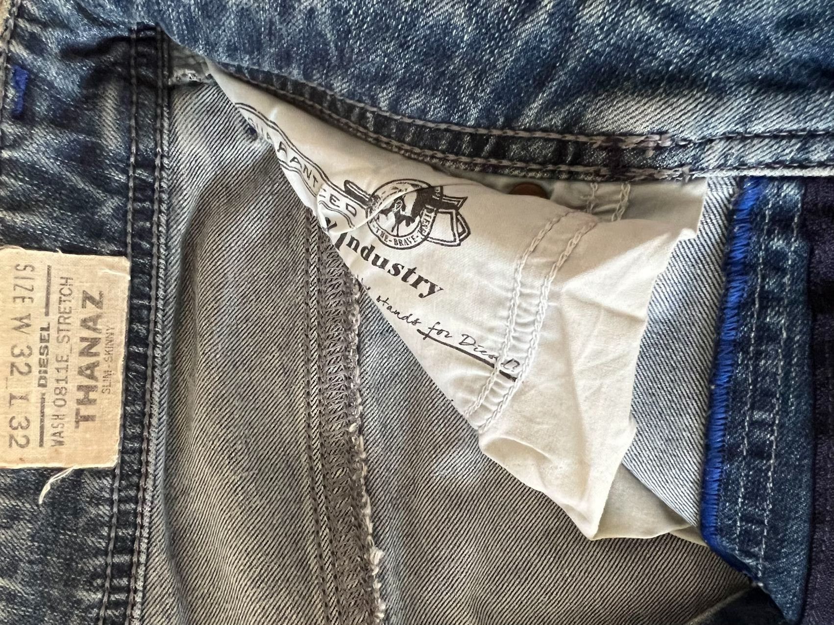 Diesel Diesel Thanaz Men's Slim Jeans Size US 32 / EU 48 - 2 Thumbnail