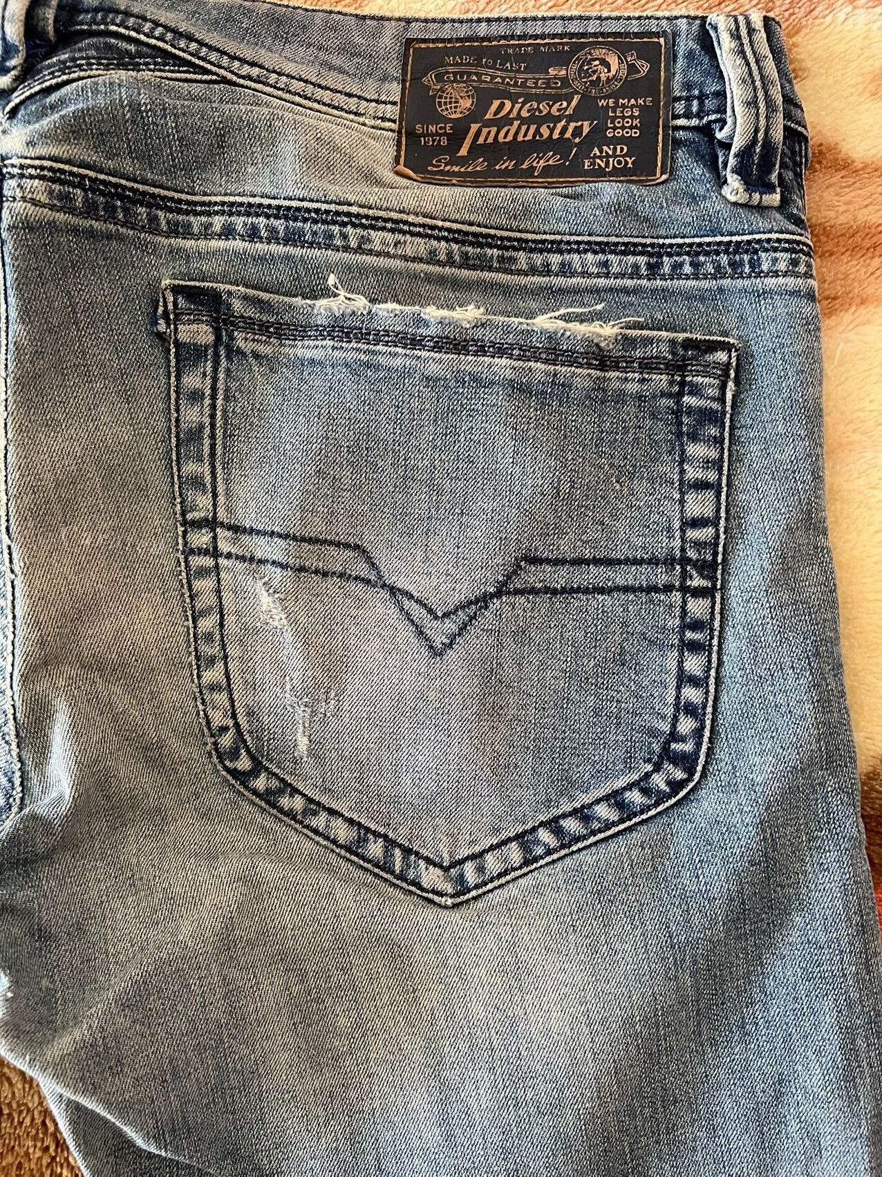 Diesel Diesel Thanaz Men's Slim Jeans Size US 32 / EU 48 - 5 Thumbnail