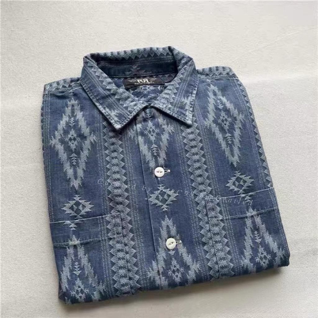 RRL Ralph Lauren RRL Double RL Navajo Style Shirt Size US XS / EU 42 / 0 - 3 Thumbnail