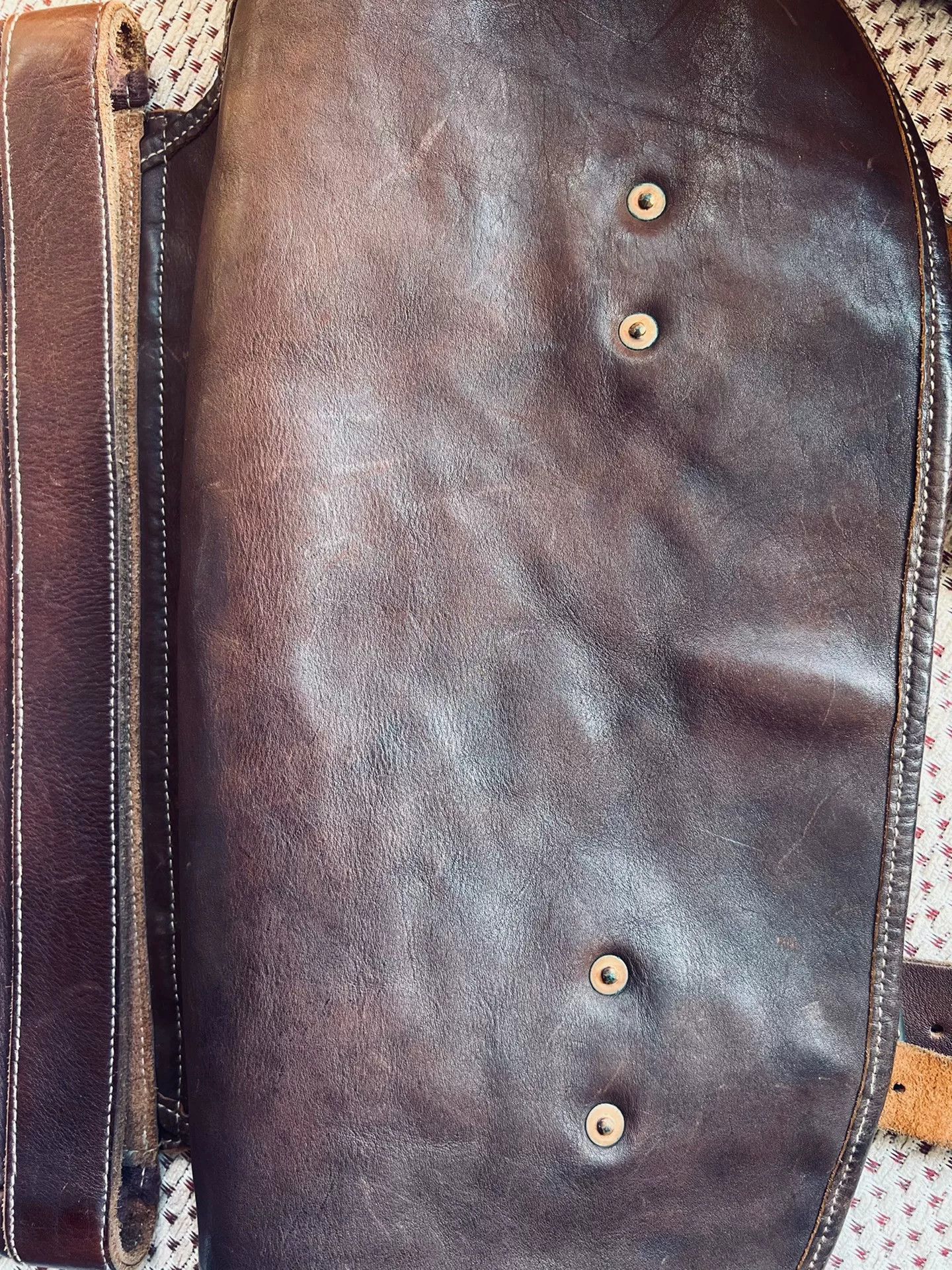RRL Ralph Lauren RRL Navajo Style Leather Messenger Bag Size ONE SIZE - 4 Thumbnail