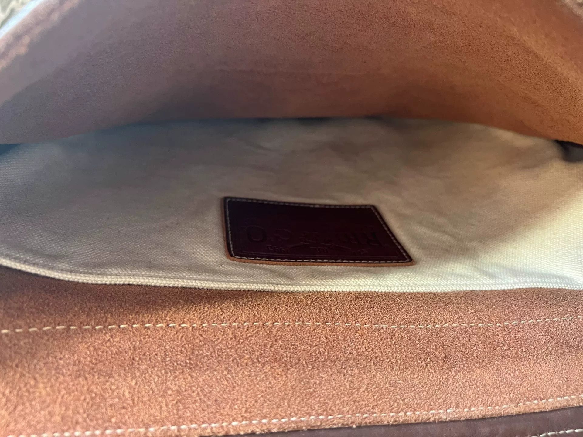 RRL Ralph Lauren RRL Navajo Style Leather Messenger Bag Size ONE SIZE - 5 Thumbnail