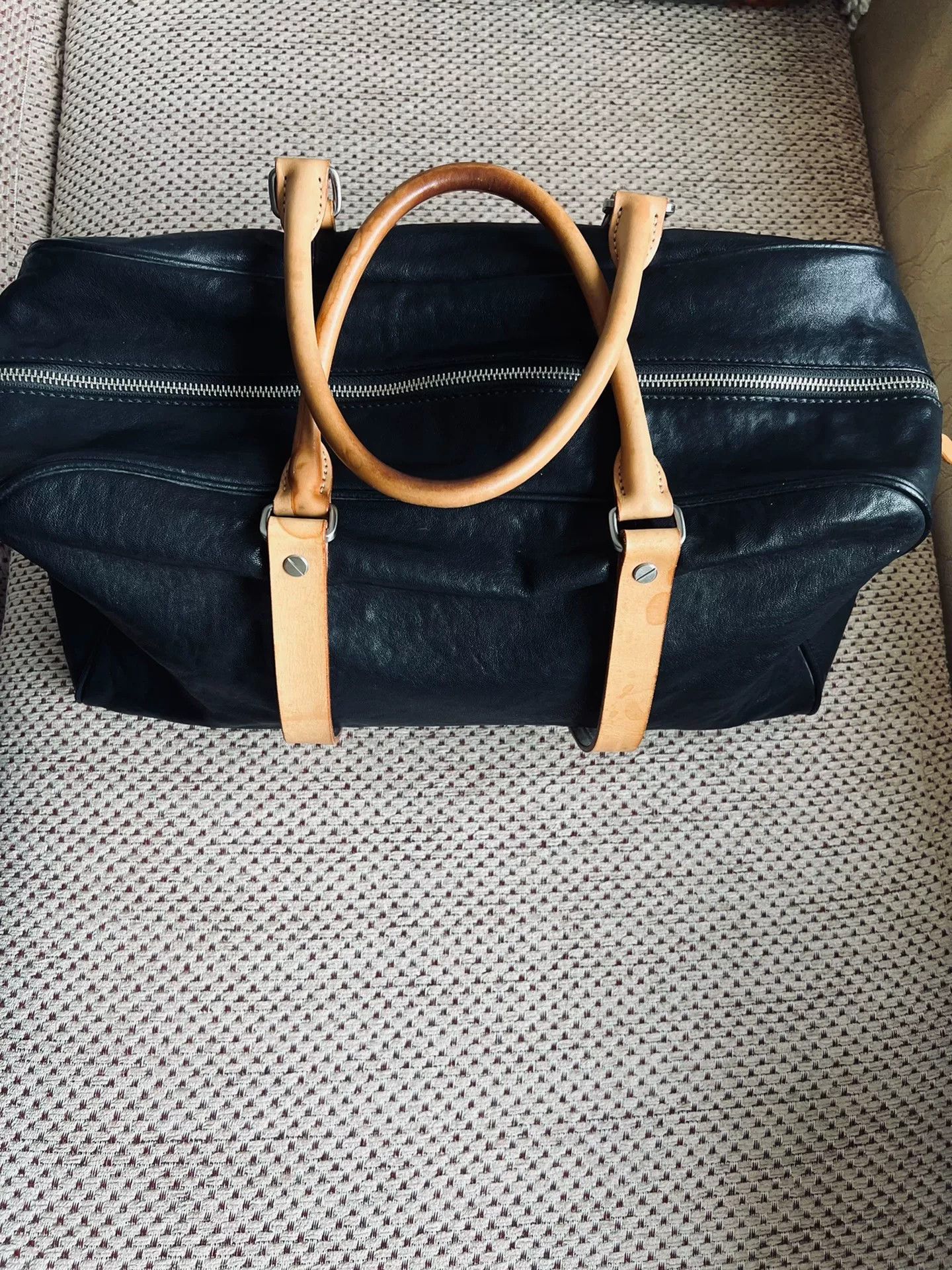 Fostex Garments FOSTYLE Handmade Sheepskin Travel Bag Size ONE SIZE - 3 Thumbnail