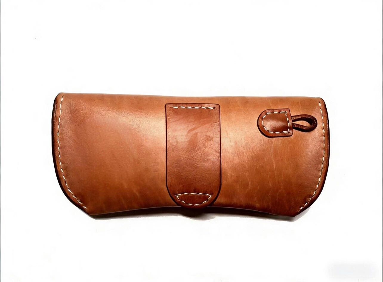 Other Horween Veg-Tanned Leather Glasses Case Size ONE SIZE - 2 Thumbnail