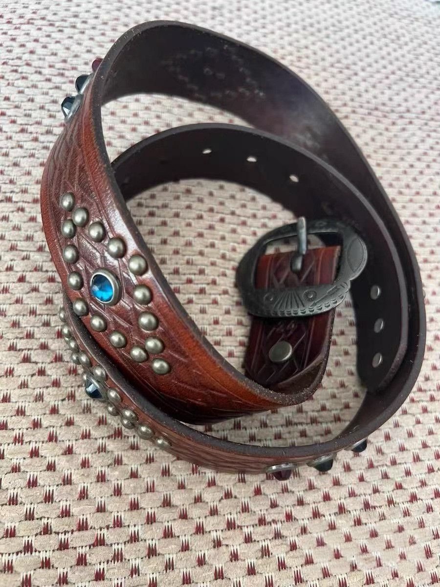 Other American Vintage Studded Leather Belt Size ONE SIZE - 2 Thumbnail