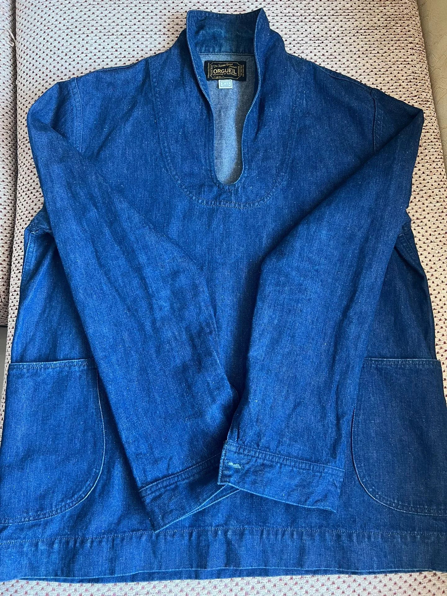 Orgueil superXY ORGUEIL Cotton Linen Shawl Collar Pullover Size US M / EU 48-50 / 2 - 5 Thumbnail