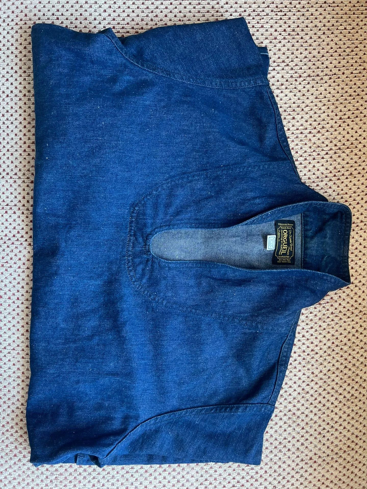 Orgueil superXY ORGUEIL Cotton Linen Shawl Collar Pullover Size US M / EU 48-50 / 2 - 3 Thumbnail