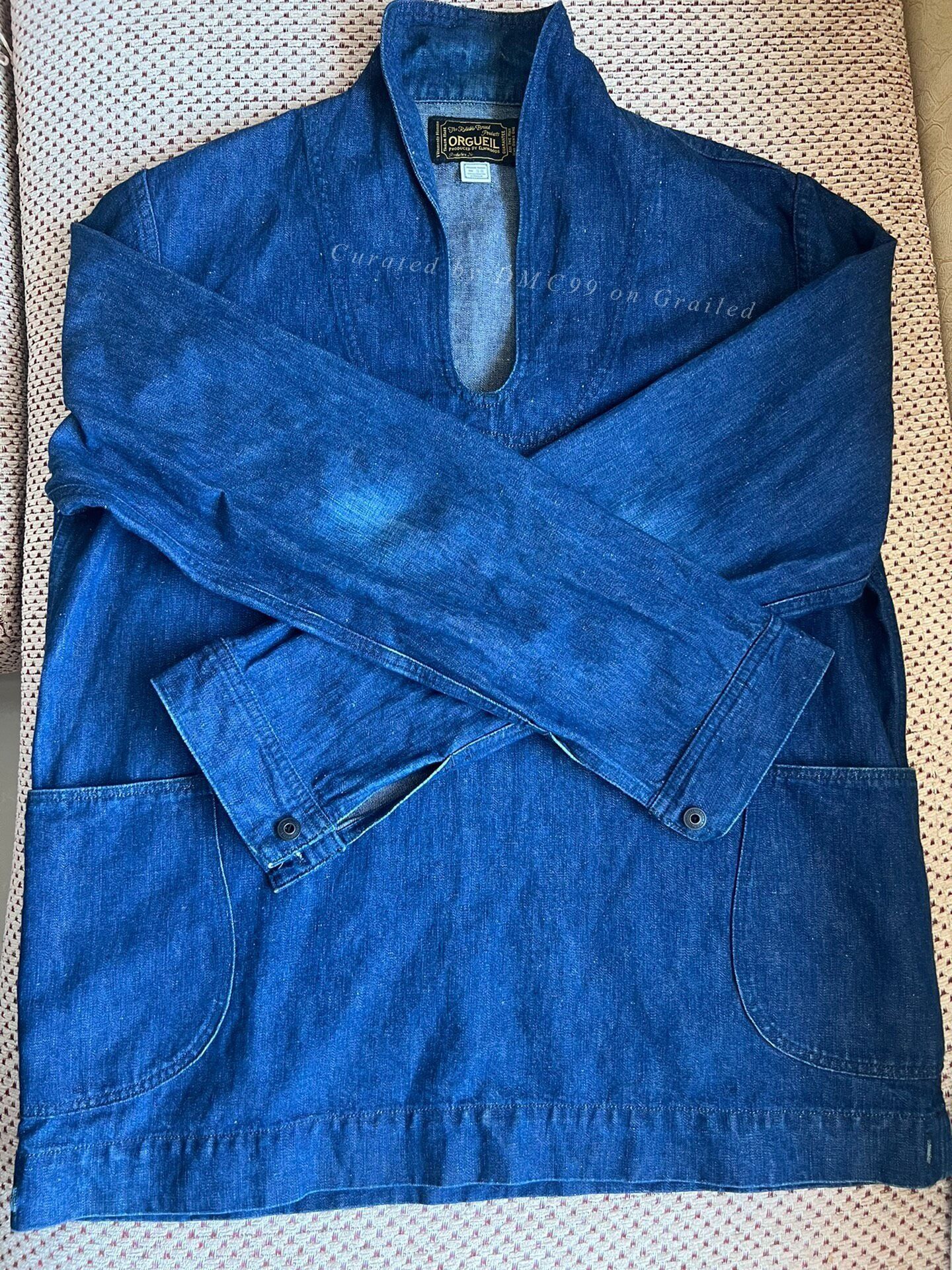 Orgueil superXY ORGUEIL Cotton Linen Shawl Collar Pullover Size US M / EU 48-50 / 2 - 4 Thumbnail