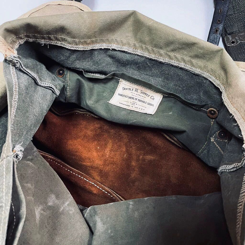 RRL Ralph Lauren Ralph Lauren Vintage Canvas Leather Tote Size ONE SIZE - 5 Thumbnail