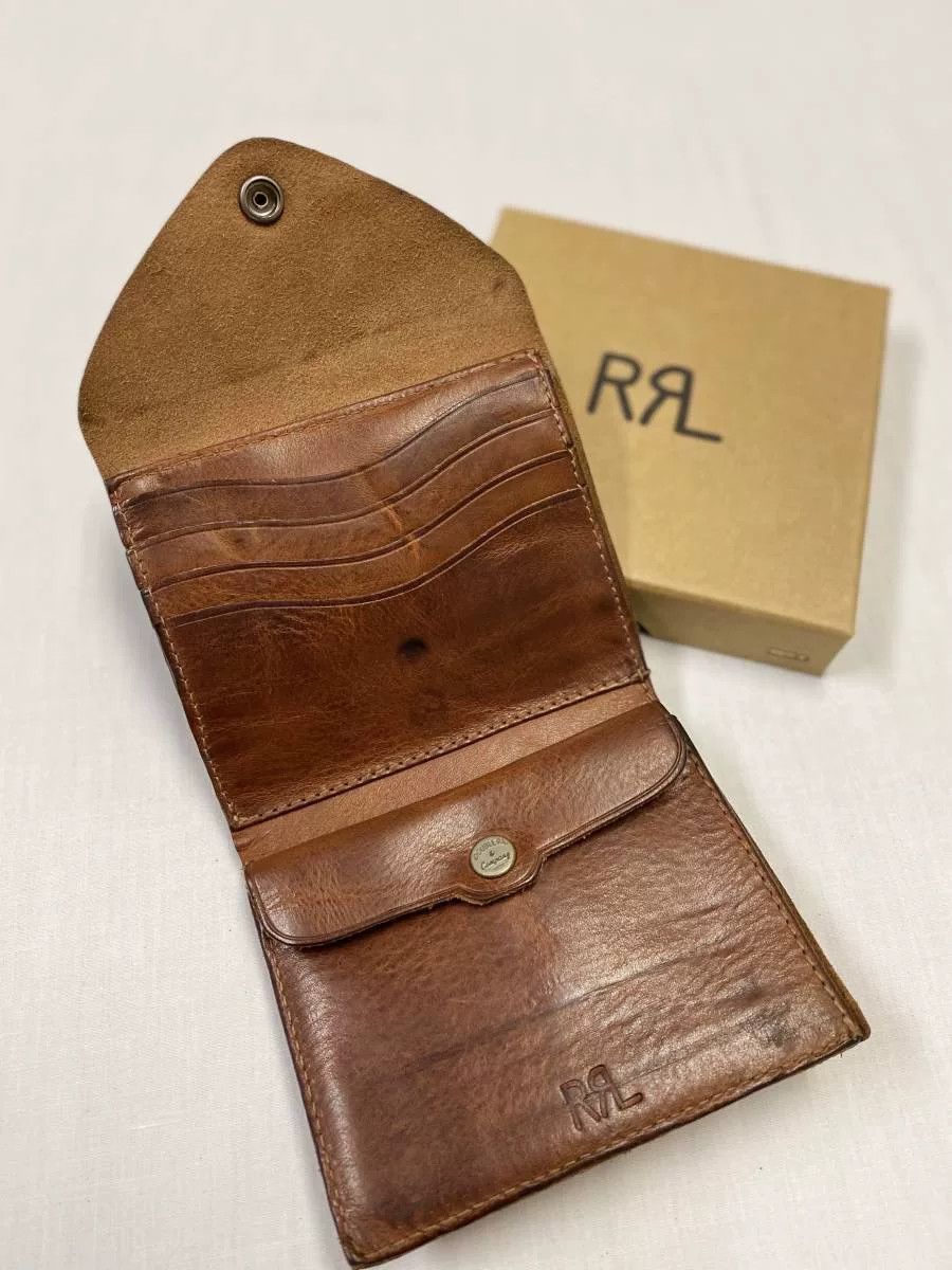 RRL Ralph Lauren RRL Vintage Leather Wallet Size ONE SIZE - 6 Thumbnail