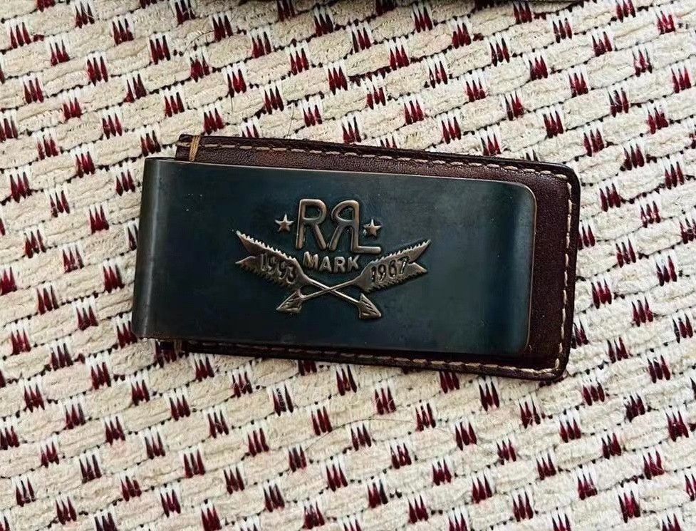RRL Ralph Lauren RRL Double RL Engraved Wallet Size ONE SIZE - 4 Thumbnail