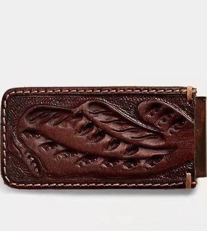 RRL Ralph Lauren RRL Double RL Engraved Wallet Size ONE SIZE - 5 Thumbnail