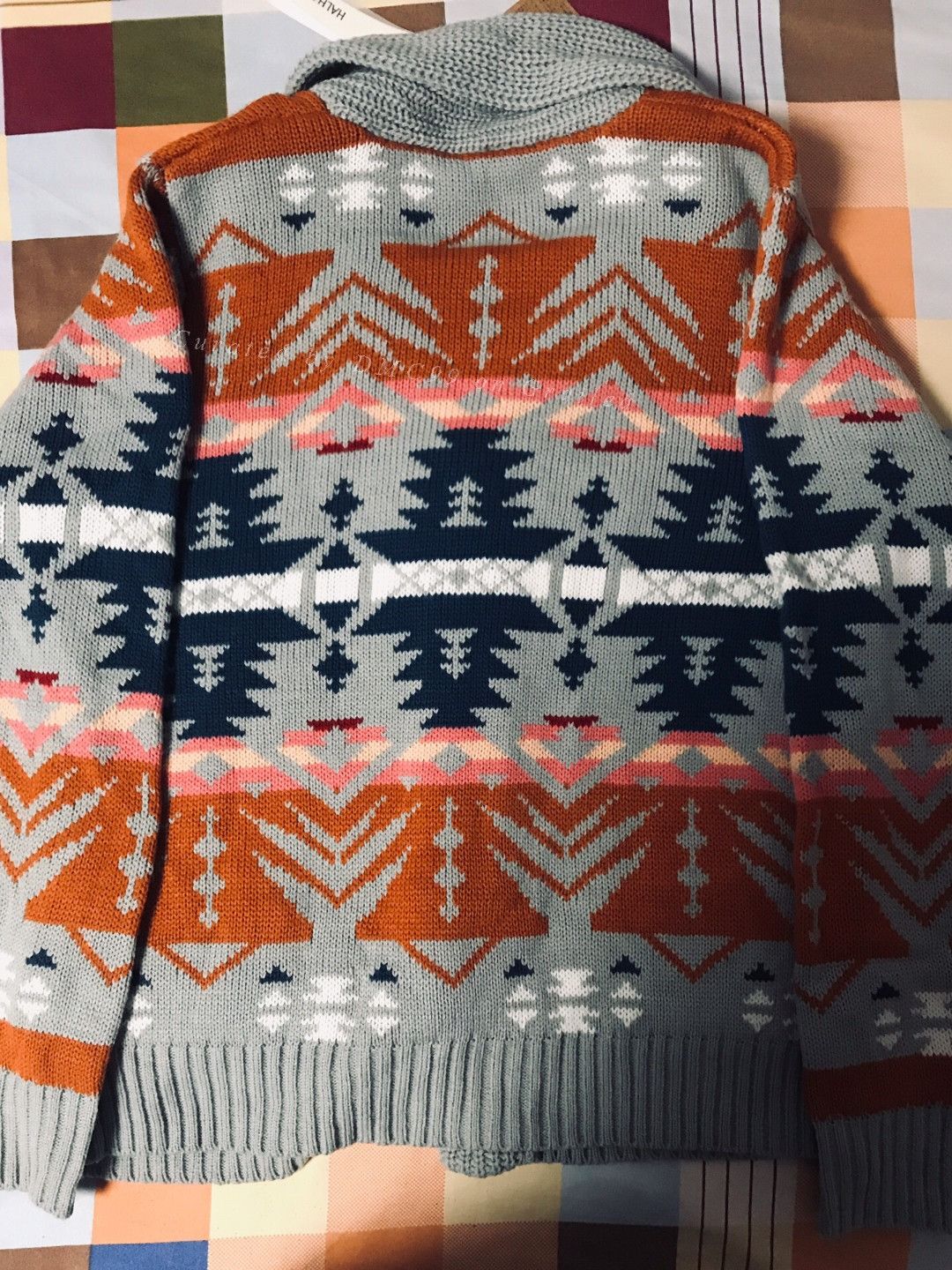 Halmanera HALHAM Retro Ethnic V-Neck Cardigan Size US M / EU 48-50 / 2 - 3 Thumbnail