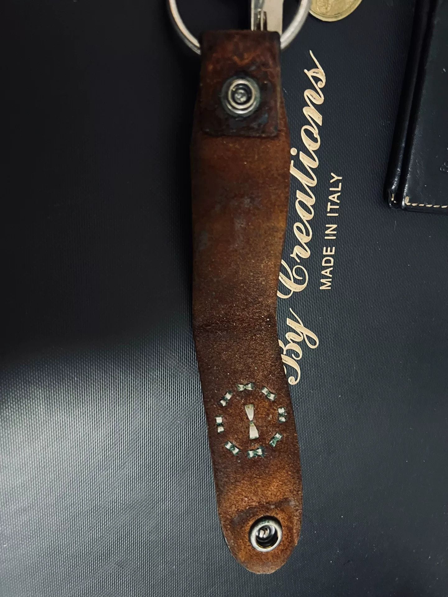 RRL Ralph Lauren RRL Double RL Vintage Leather Keychain Size ONE SIZE - 3 Thumbnail