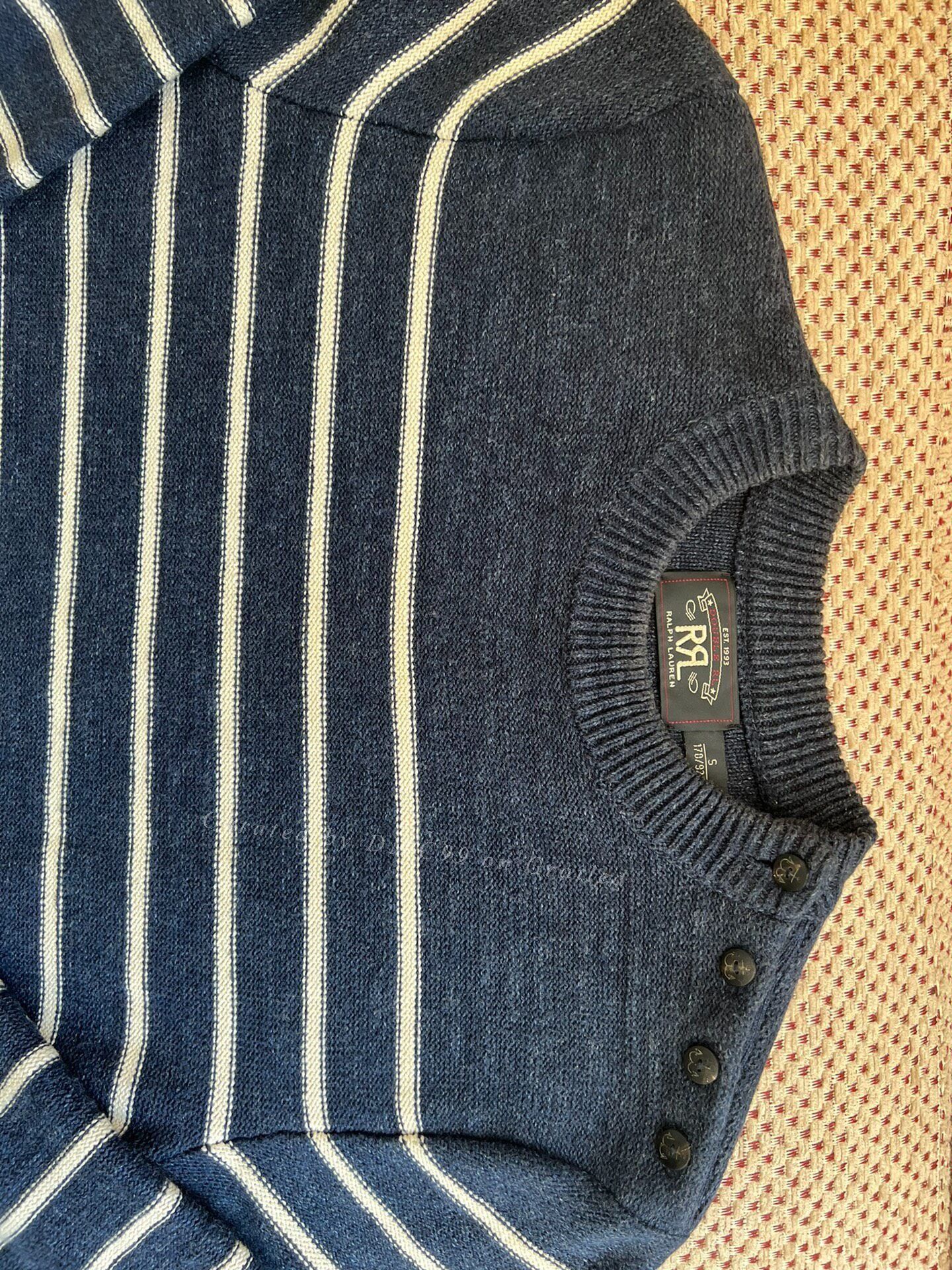 RRL Ralph Lauren RRL Striped Pullover Vintage Size US S / EU 44-46 / 1 - 5 Thumbnail