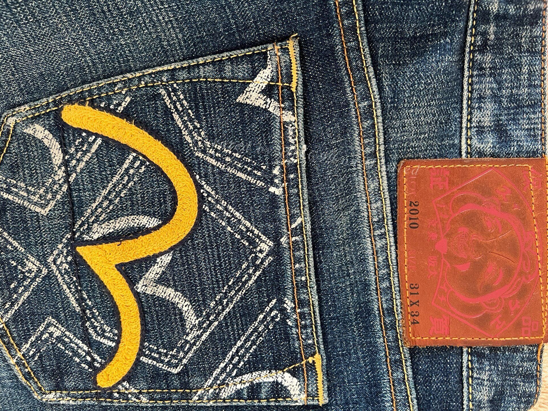 Evisu EVISU Japanese Made Denim Jeans Size US 31 - 5 Thumbnail