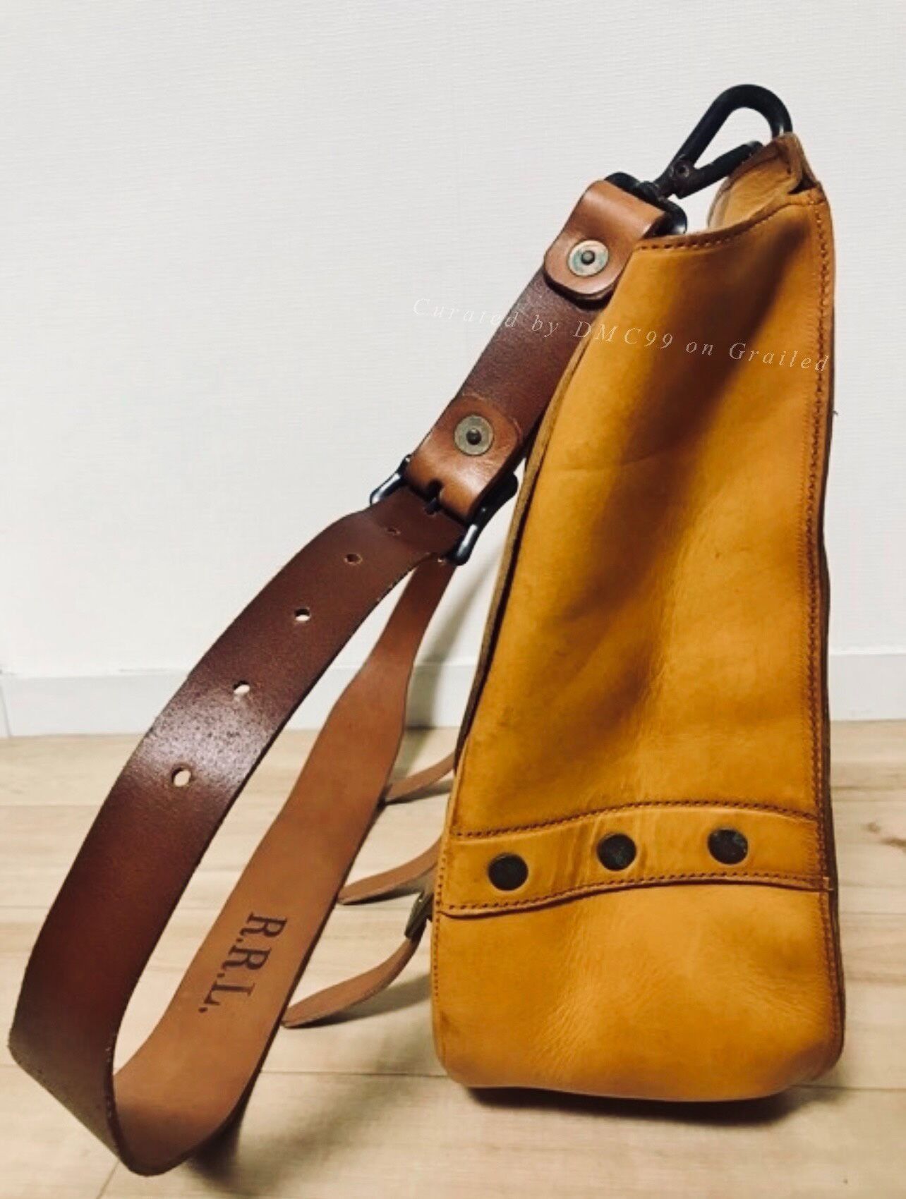 RRL Ralph Lauren RRL Vintage Leather Messenger Bag Size ONE SIZE - 4 Thumbnail