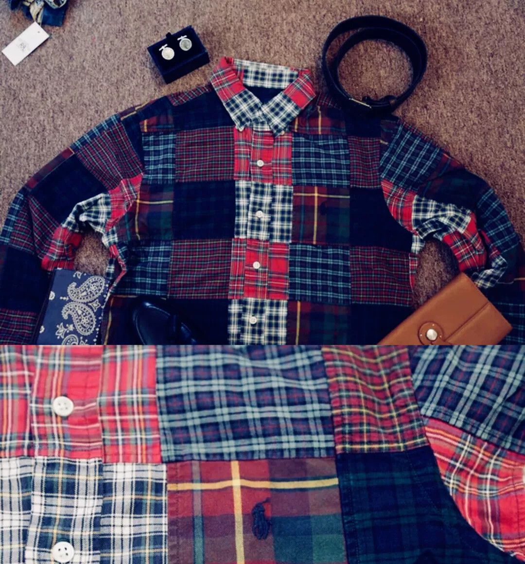 Ralph Lauren Ralph Lauren Classic Patchwork Shirt Size US M / EU 48-50 / 2 - 4 Thumbnail