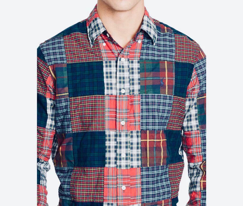 Ralph Lauren Ralph Lauren Classic Patchwork Shirt Size US M / EU 48-50 / 2 - 3 Thumbnail