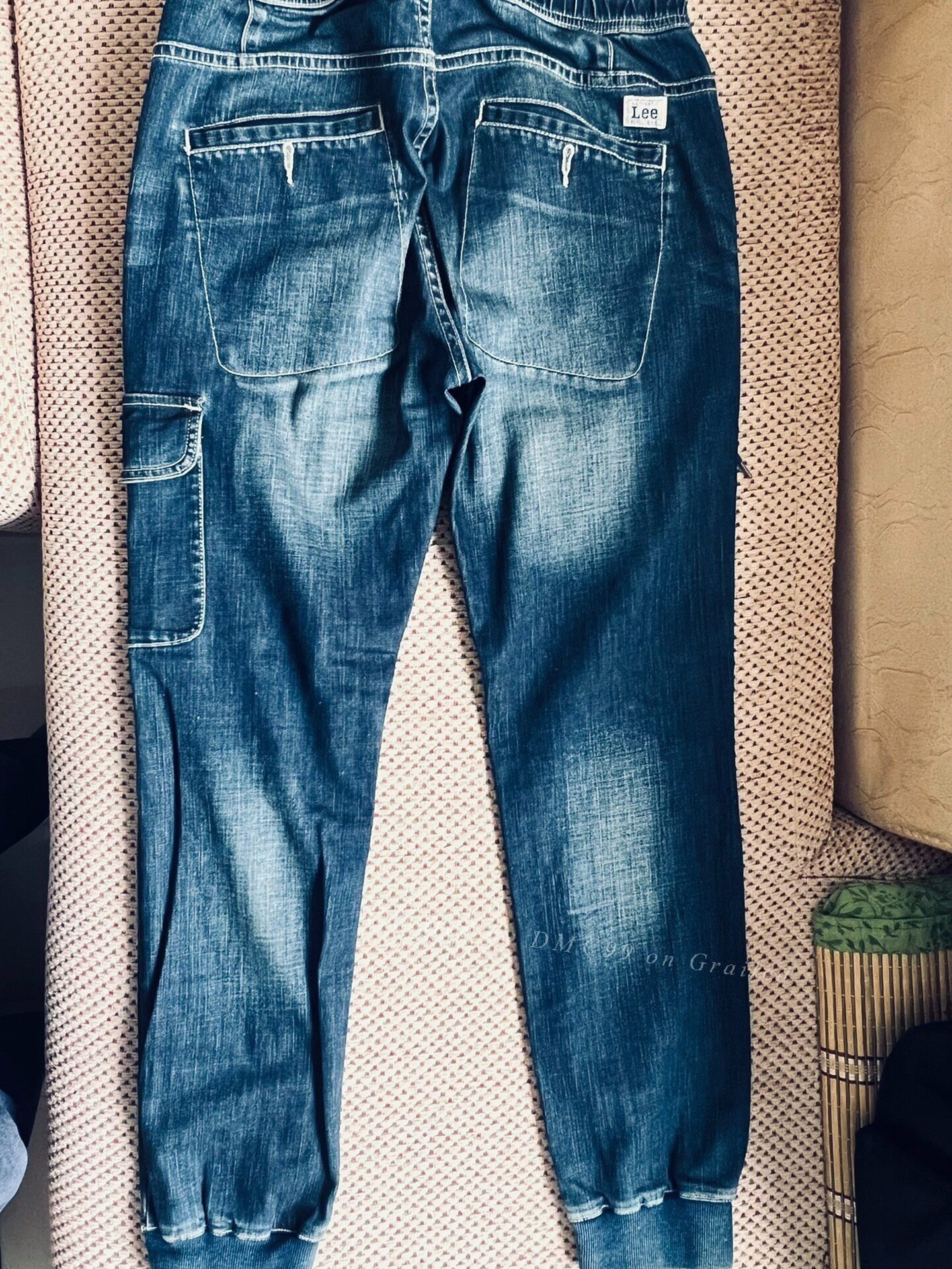 Lee Lee Men's Elastic Waist Jeans Size US 30 / EU 46 - 3 Thumbnail