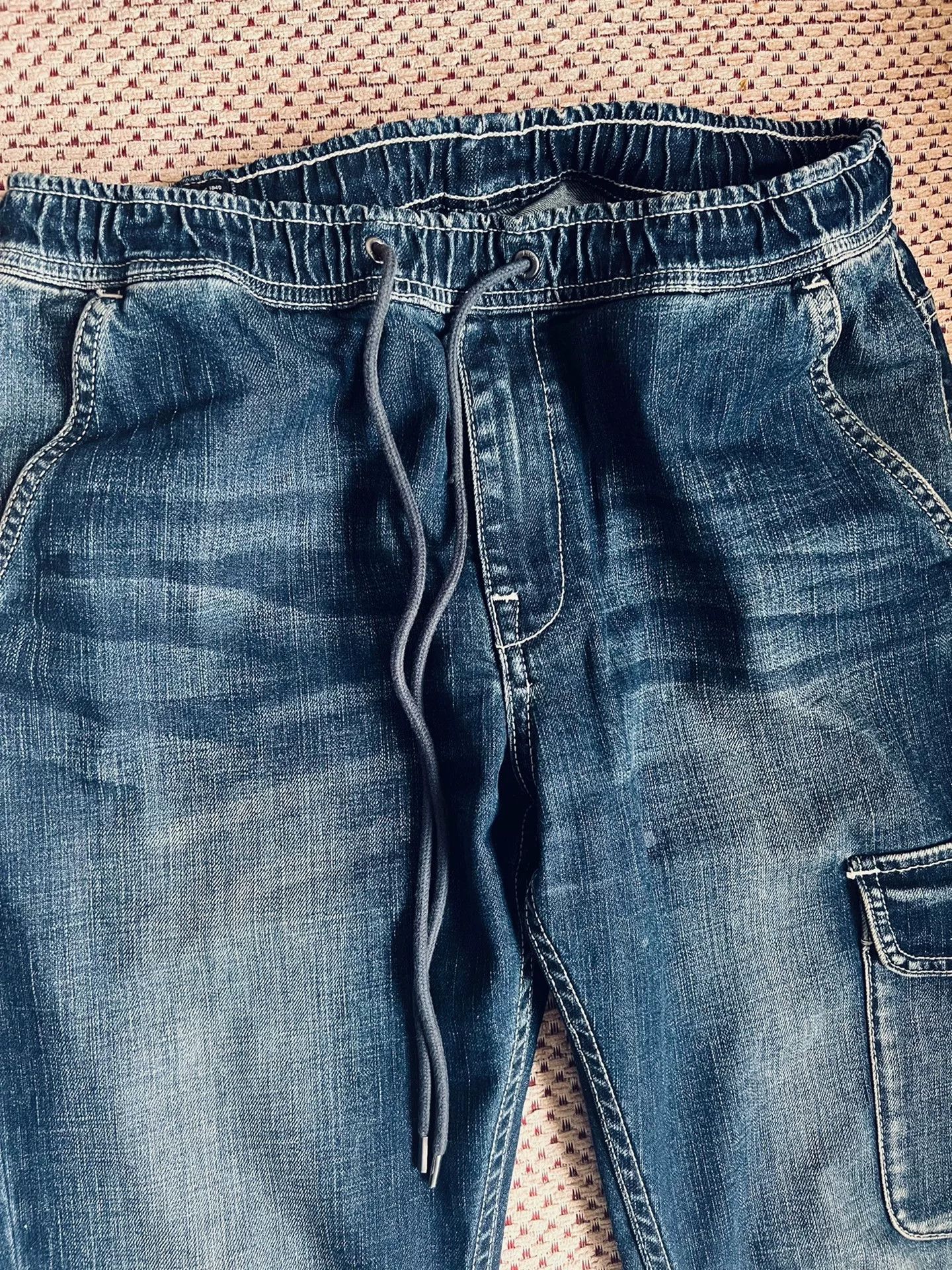 Lee Lee Men's Elastic Waist Jeans Size US 30 / EU 46 - 4 Thumbnail