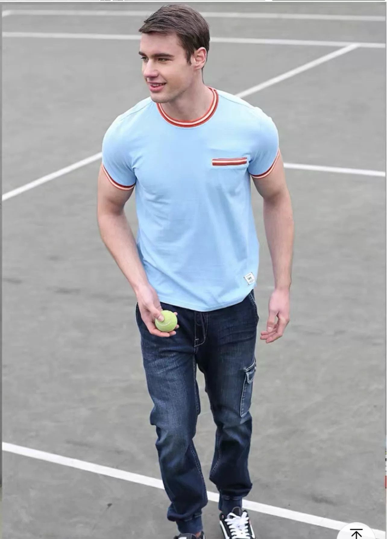 Lee Lee Men's Elastic Waist Jeans Size US 30 / EU 46 - 6 Thumbnail