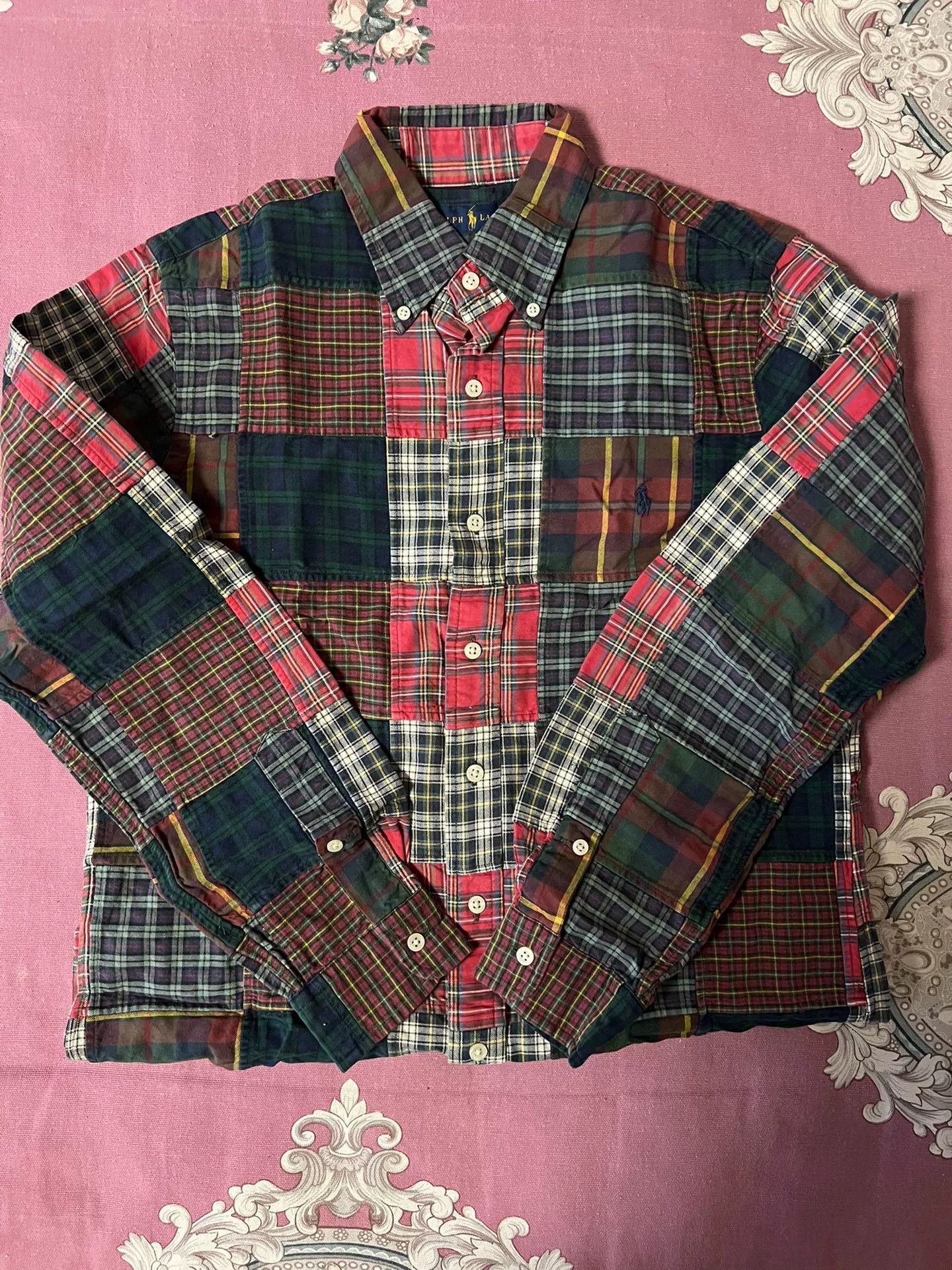 Ralph Lauren Ralph Lauren Patchwork Plaid Shirt Size US S / EU 44-46 / 1 - 3 Thumbnail