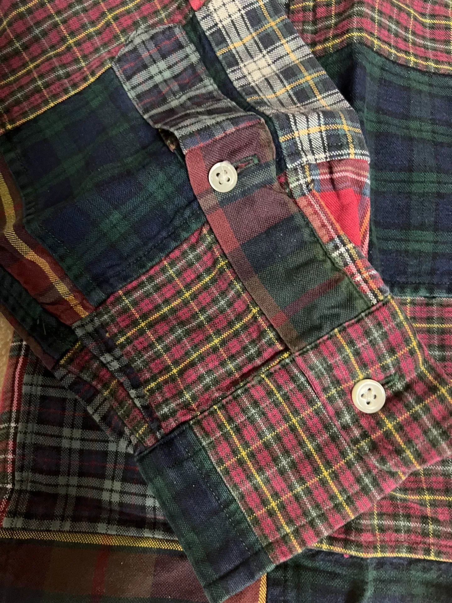 Ralph Lauren Ralph Lauren Patchwork Plaid Shirt Size US S / EU 44-46 / 1 - 6 Thumbnail