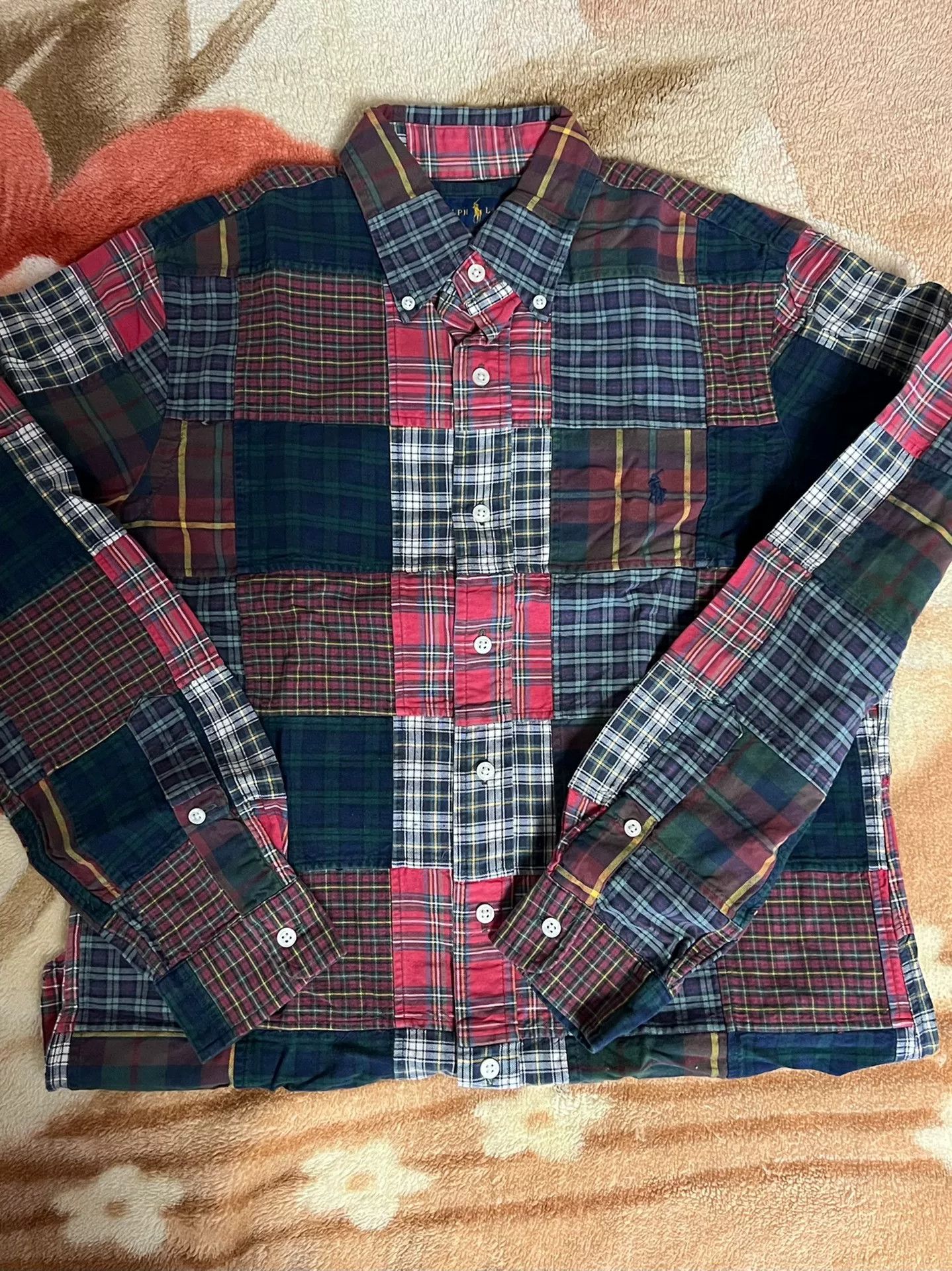 Ralph Lauren Ralph Lauren Patchwork Plaid Shirt Size US S / EU 44-46 / 1 - 2 Thumbnail