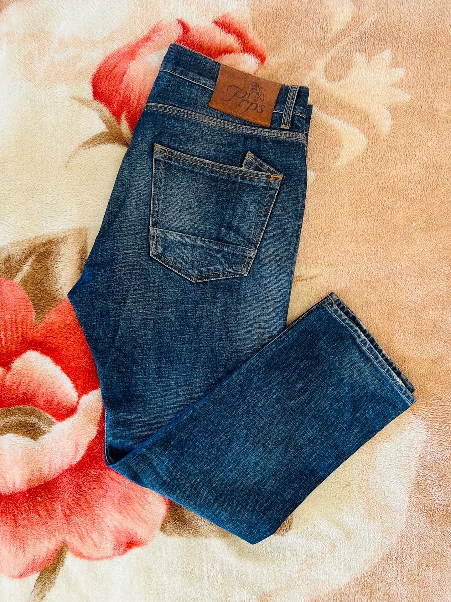Prps PRPS Blue W34 Straight Jeans Size US 34 / EU 50 - 3 Thumbnail