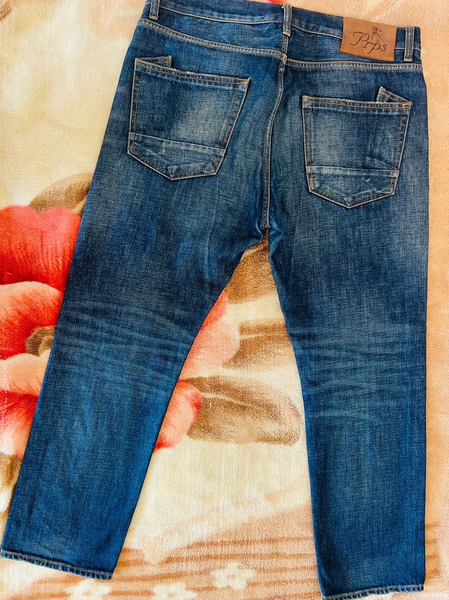 Prps PRPS Blue W34 Straight Jeans Size US 34 / EU 50 - 7 Thumbnail