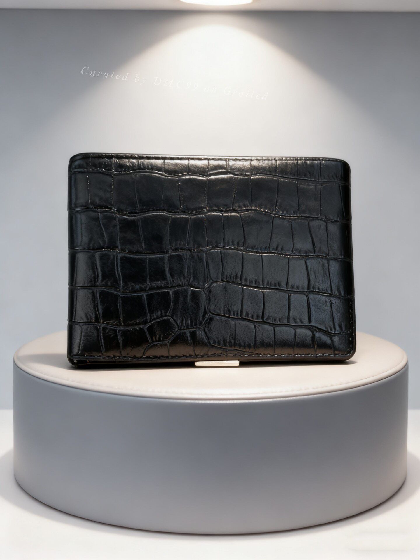 Other Black Crocodile Pattern Leather Cigarette Case Size ONE SIZE - 4 Thumbnail