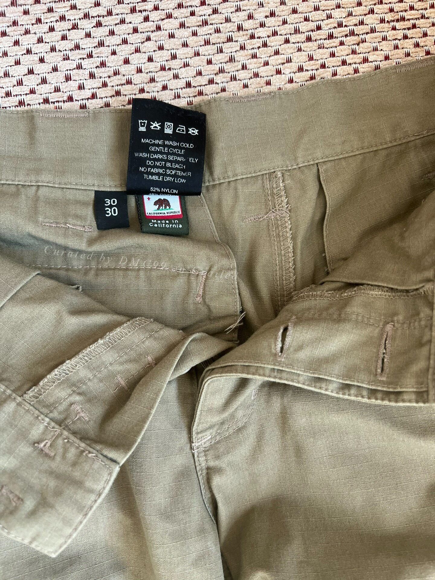 TADY & KING TAD Blend Check Cargo Pants Size US 30 / EU 46 - 2 Thumbnail