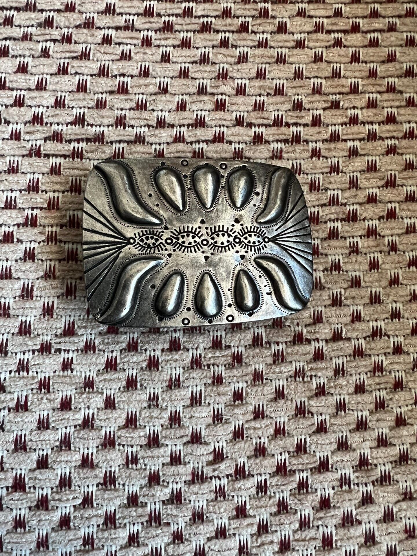 Other Vintage Carved Copper Belt Buckle Size ONE SIZE - 2 Thumbnail